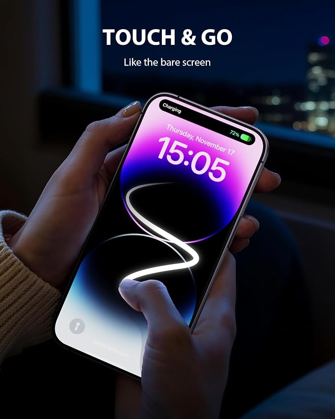 GIGIKISS 3 Pack Privacy Screen Protector for iPhone 14 Pro Max（2022 6.7） 9H+ Hardness Shatterproof Full Edge Coverage Case Friendly Anti-Spy &amp Scratch Resistant.
