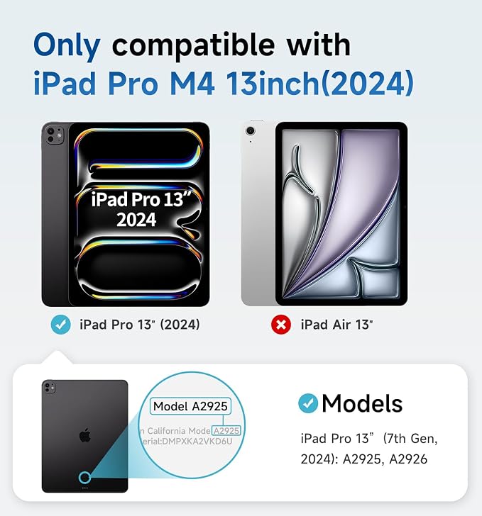 MAGIC JOHN for iPad Air 11 inch Screen Protector M2 [6th 2024] Tempered Glass Auto Dust-Elimination Bubble Free HD Clear Easy InstallationHigh Sensitivity