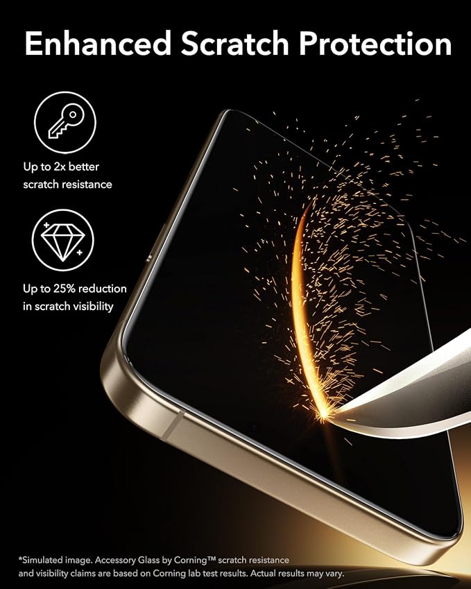 ESR 3 Pack for iPhone 16 Pro Max Privacy Screen Protector Armorite Pro | Accessory Glass by Corning™ 10X Impact Absorption Anti-Spy Full-Coverage Protection UltraFit Tray Bubble-Free