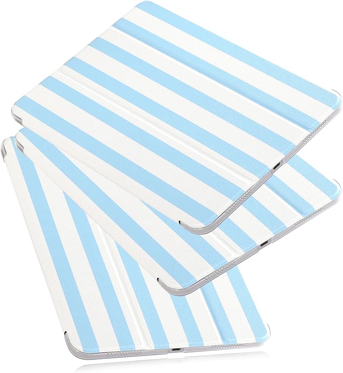 for iPad Air 11-inch M4 2026 M3 2025 M2 2024 iPad Air 5th 2022 / 4th Gen 2020 10.9-inch Slim Foldable Stand Hard PC Translucent Back Shell Smart Cover - [Auto Wake/Sleep]-Black Polka dots