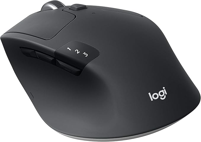 Logitech M720 Triathalon Multi-Device Wireless Mouse, Black