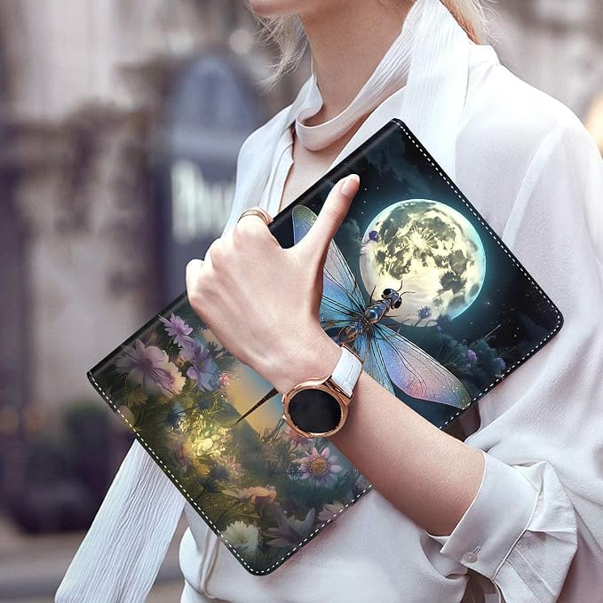 Case for Samsung Galaxy Tab S10 FE Plus 5G Multi-Angle Stand Smart Cover Shockproof with Auto Wake/Sleep for Galaxy Tab S10 FE+ 13.1 Inch (SM-X620/SM-X626B) 2025 Magic Mushrooms Fungus