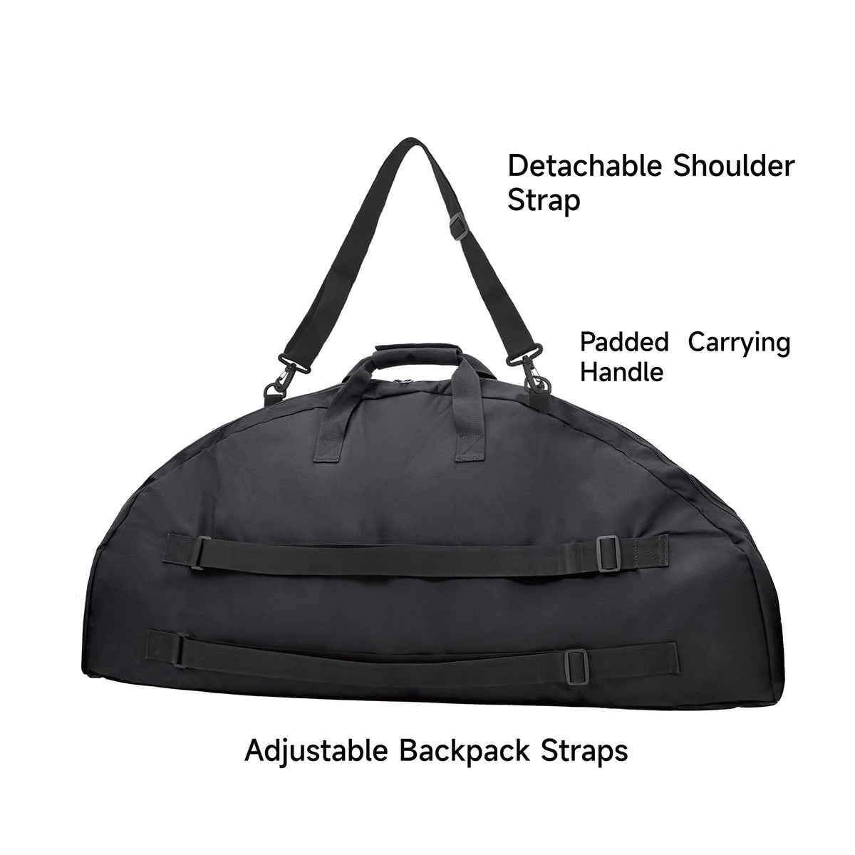 TaktZeit Compound Bow Case Soft Bow Case for Hunting 36"/44" Length Bow Bag with Adjustable Shoulder Strap and Backpack Strap
