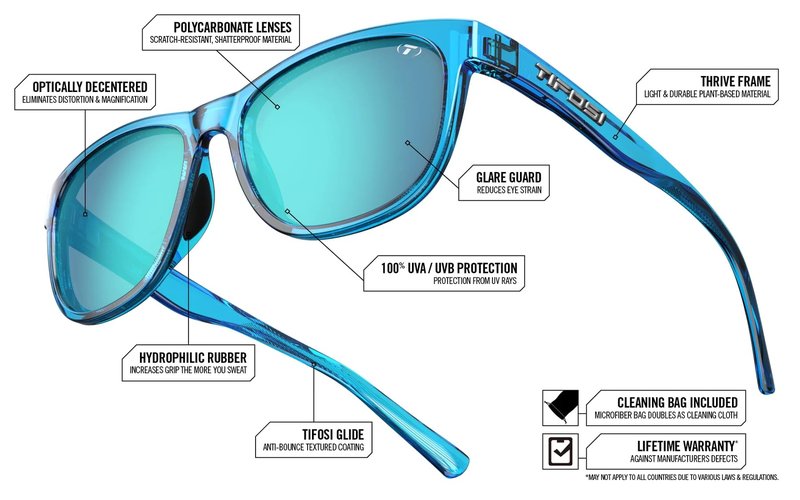 Tifosi Optics Swank Sunglasses (Bottle Green/Smoke Lenses)