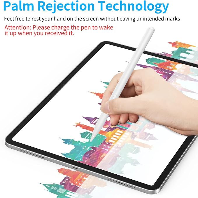 Stylus Pen for HP Omnibook X Flip Rechargeable MPP 2.0 with 4096 Pressure | Digital Stylus Pen for HP Envy/Pavilion/Spectre x360 – Tilt Support Palm Rejection Fast Charge Ideal for Drawing &amp N