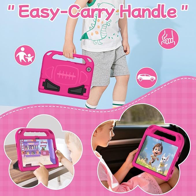 BMOUO Kids Case for Samsung Galaxy Tab A11+ Plus 11” 2026/A9+ Plus 2023 11 inch Tablet with Screen Protector Shockproof Lightweight Stand Handle Galaxy Tab A11 Plus/A9 Plus Case for Kids Black