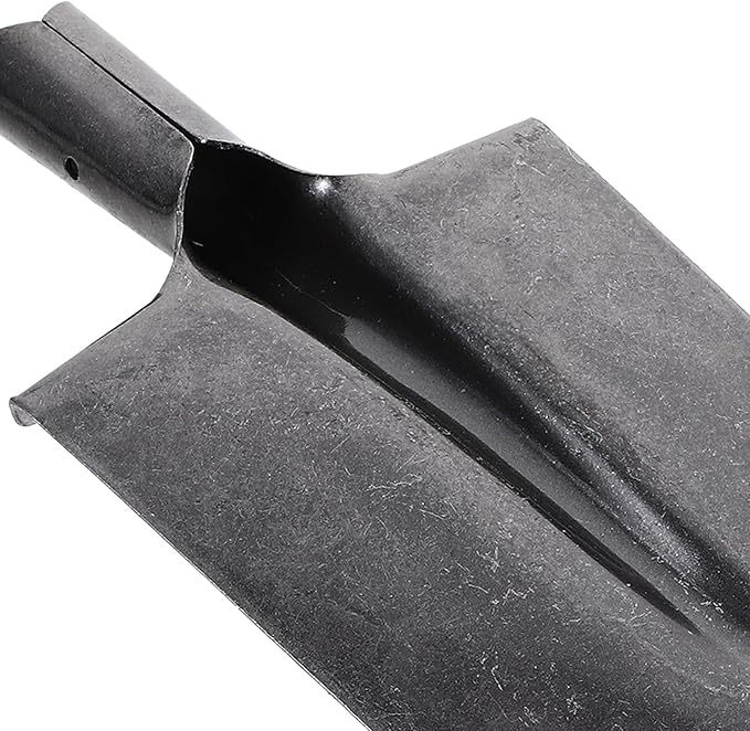 POPETPOP Heavy-Duty Manganese Steel Garden Spade with Narrow Tip for Digging and Planting, Thickened Traditional Shovel Soil Tool for Tree Transplanting and Outdoor Gardening