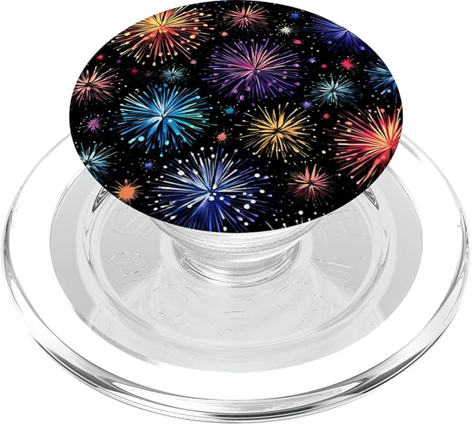 Colorful Firework PopSockets PopGrip for MagSafe