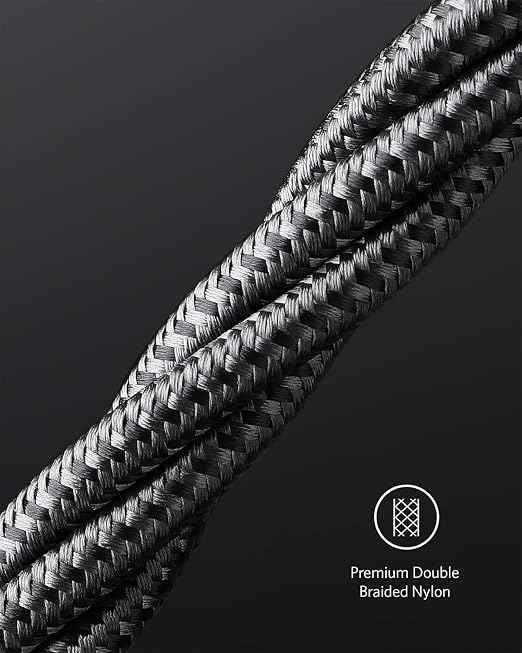 Anker USB C to USB C Cable 100W Fast Charging Cable (2-Pack 10 ft Black) | For iPhone 17 Series MacBook Pro 2020 Pixel and More (Not for Video Output)