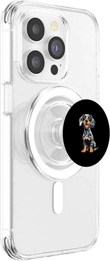 Dapple Dachshund Dog Lovers PopSockets PopGrip for MagSafe