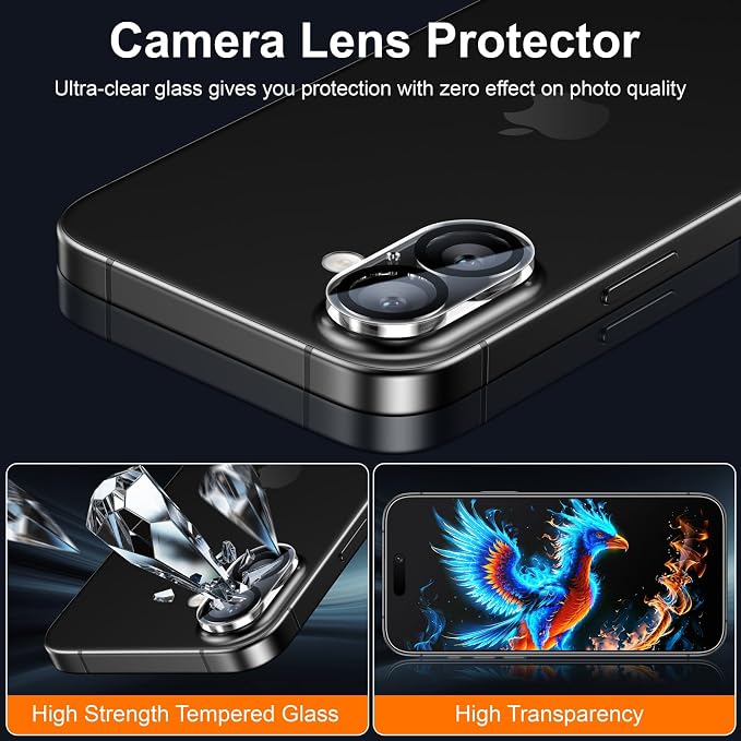 Esanik for iPhone 15 Pro Matte Glass Screen Protector [Auto-alignment] Anti-Glare &amp Anti-FingerprintAnti-ReflectionBubble Free Smooth as Silk 2 Pack 9H Glass Screen Cover
