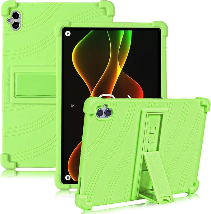 ATOOZ for Boost Celero 5G Tablet Case 10.95 Inch 2025Soft Silicone Shockproof Kids Case for Celero 5G Tablet 11 Inch with PC Stand (Black)