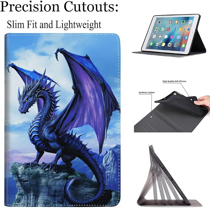 Case for Samsung Galaxy Tab S10 FE Plus 5G Multi-Angle Stand Smart Cover Shockproof with Auto Wake/Sleep for Galaxy Tab S10 FE+ 13.1 Inch (SM-X620/SM-X626B) 2025 Magic Mushrooms Fungus