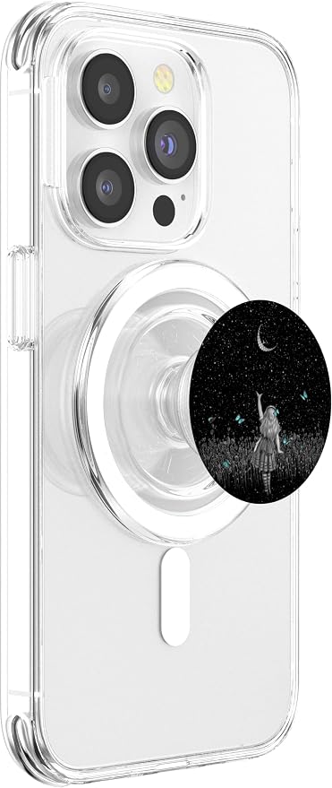 Wonderland Smiling Starry Night - Alice In Wonderland PopSockets Adhesive PopGrip