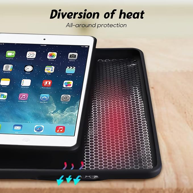 Slim Case for Apple iPad 10th Generation 10.9 Inch 2022 PU Leather Lightweight Hand Strap Stand Feature Drop Protection Back Cover for iPad 10th Gen 10.9 Black