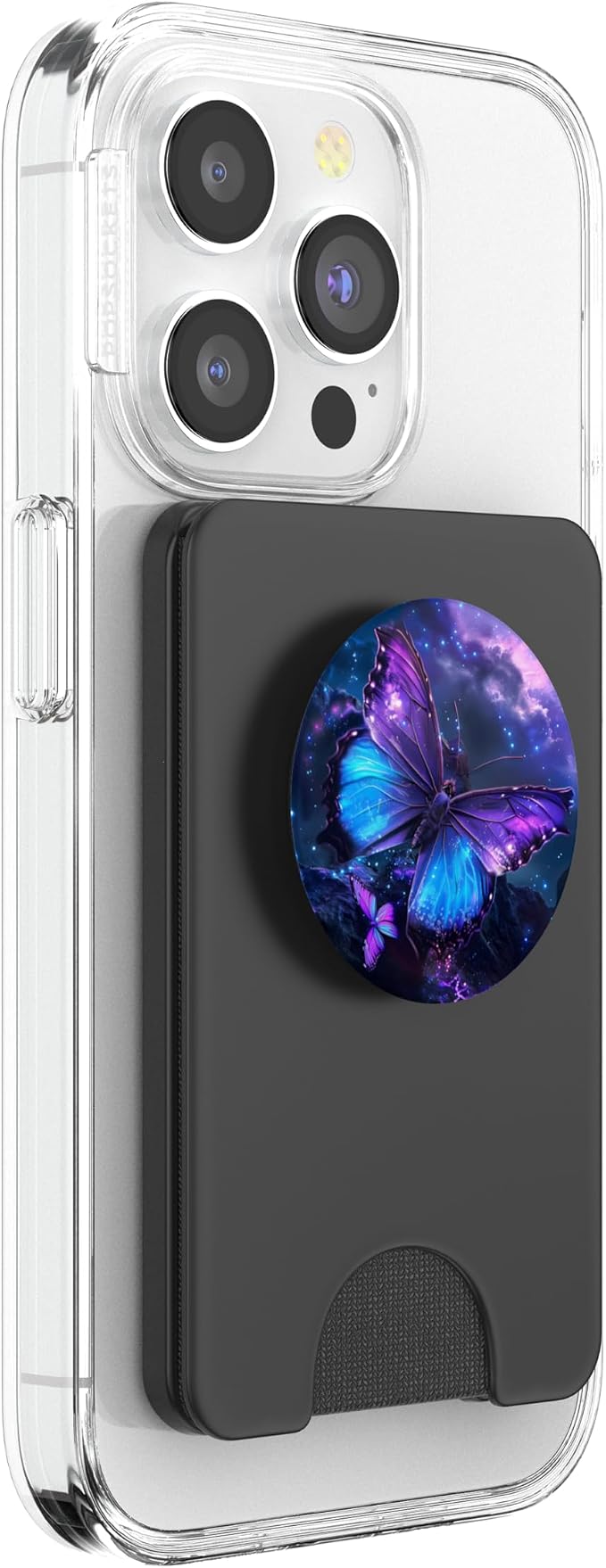 Purple Butterflies PopSockets PopGrip for MagSafe