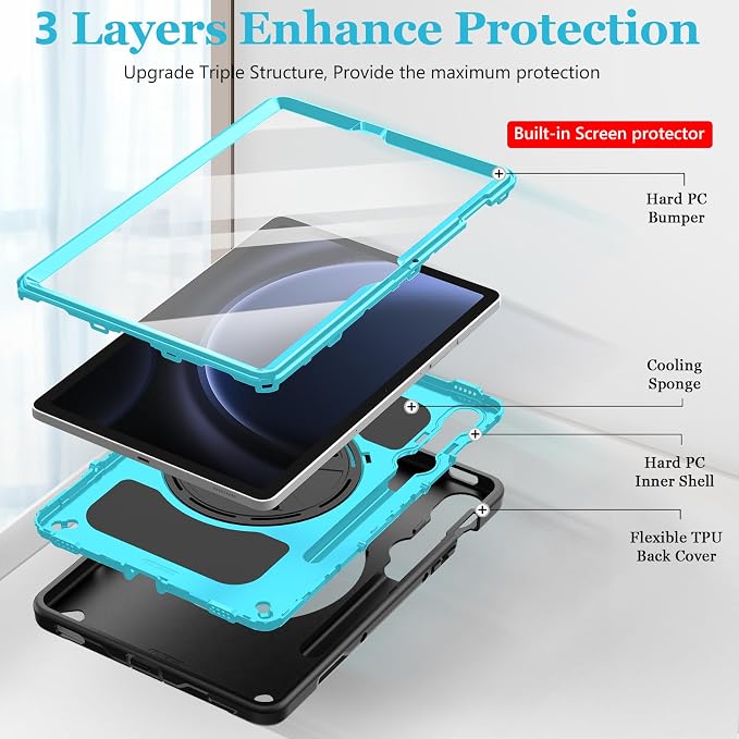 Miesherk STOCK Case for Tab S11 Ultra/S10 Ultra/S9 Ultra/S8 Ultra 14.6 INCH