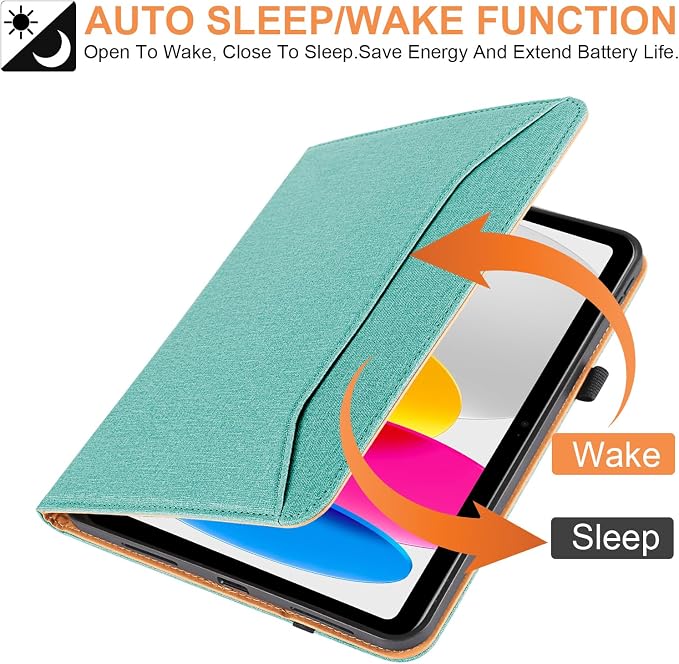 for iPad A16 Case 11 Inch 2025Cover for iPad 10th 11th Generation Case with Pencil HolderBlack
