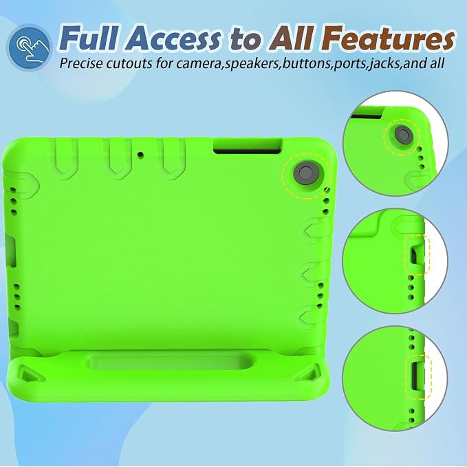 LTROP Shockproof Lightweight Convertible Handle Stand Case for Samsung Galaxy Tab A11 Plus 2025 / A9 Plus 11 Inch 2023 with Built-in Screen Protector Galaxy Tab A11+ / A9+ Case for Kids Black