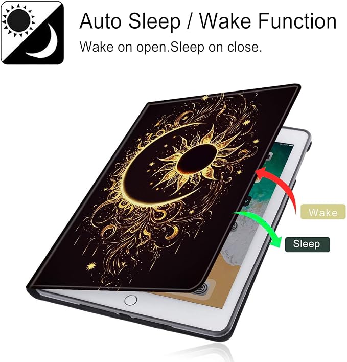 for All-New Fire HD 10 Tablet Case (13th Generation 10.1 inch 2023 Release) with Adjustable Stand &amp Auto Wake/Sleep Feature Smart Protect Cover Case - American Flag