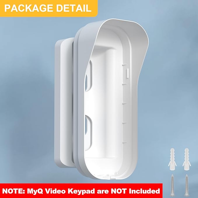 Swivel Mount for myQ Smart Garage Video Keypad ,Angle Adjustable(40 to 140 ) Degree Mounting Bracket for myQ ,Easy to Install (Video Keypad is NOT Included
