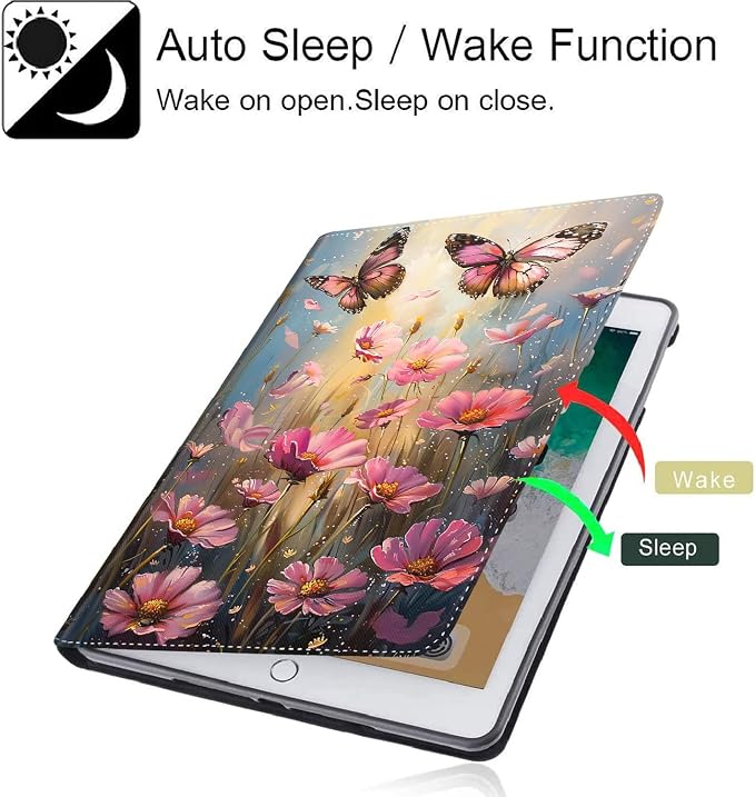 Case for New iPad (A16) 11th Generation 11 Inch 2025for iPad 10th Generation 2022 10.9 Inch Multi-Angle Stand Smart Cover Shockproof with Auto Wake/Sleep ，Starry Sky
