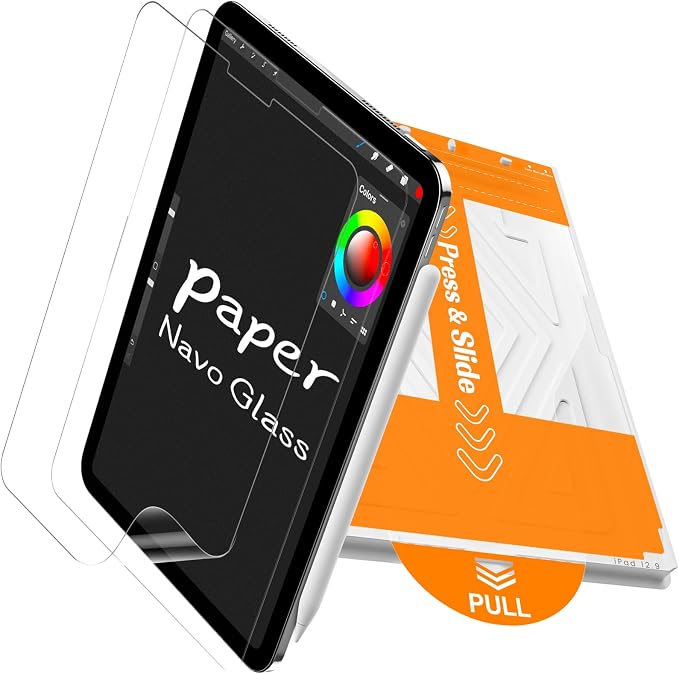 PandaShield 2-Pack Privacy Screen Protector Easy-Installation Box for iPad 11th/10th Gen. A16 (11/10.9 Inch 2025/2022) Anti-Spy Bubble Free Scratch Resistant Apple Pencil Support