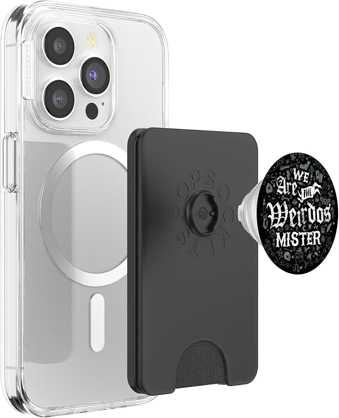 We Are The Weirdos - Witchcore - Distressed Goth Symbols PopSockets Adhesive PopGrip