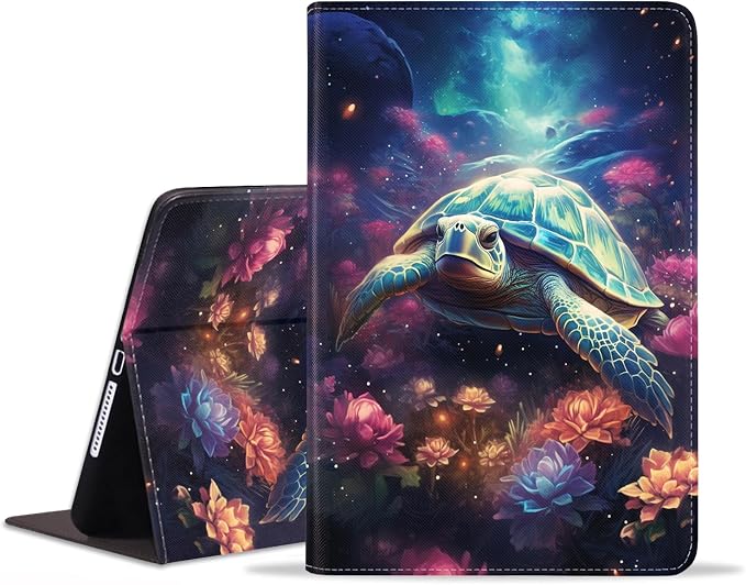 Case for Samsung Galaxy Tab S10 Plus 2024/ S9 Plus/ S9 FE Plus 5G 12.4 Inch 2023 Slim PU Leather Stand Folio Cover with Auto Wake Sleep Abstract Paint Dogs