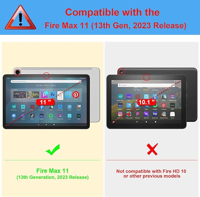 for All-New Kindle Fire HD 10 &amp 10 Plus Tablet (13th/11th Gen 2023/2021 Release) 10.1 + Screen Clean Pad Slim PU Leather Multi-Angle Kickstand Cover with Auto Wake/Sleep Horse with US Flag