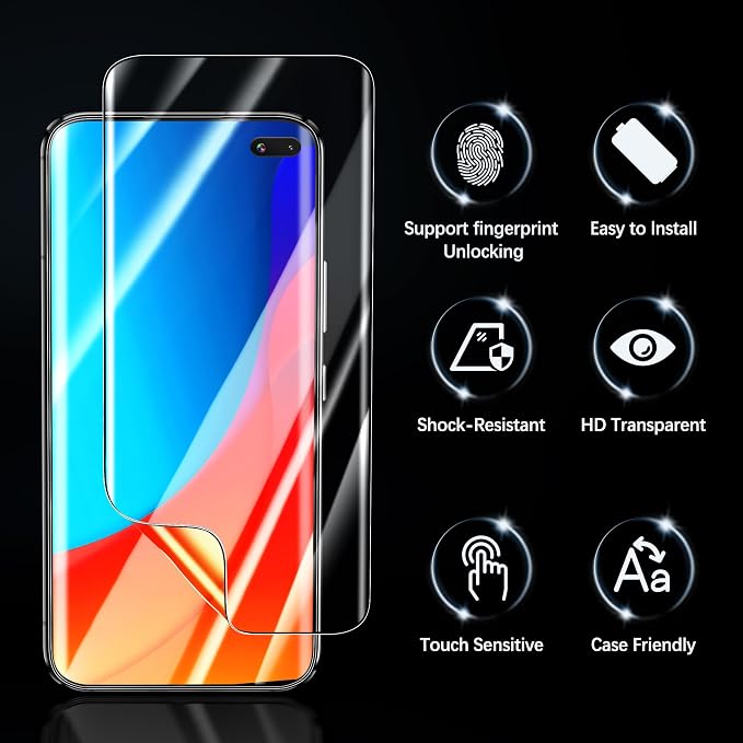 MAYtobe [2-Pack Screen Protector for Samsung Galaxy Note 9 Ceramic film with Installation Tray Easy Installation 3D Curved Bubble Free Anti-Scratch