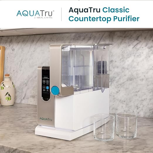AquaTru Classic Countertop Water Purifier | Certified 4-Stage Reverse Osmosis