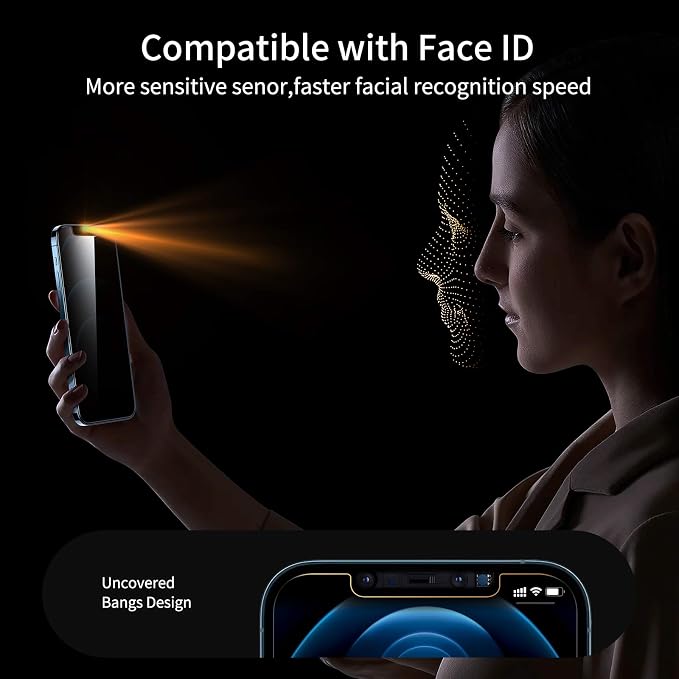 UNBREAKcable 2 Pack Privacy Screen Protector for iPhone 11 Pro Max/Xs Max Shatterproof Tempered Glass [True 28°Anti Spy] [9H Hardness] [Easy Installation] Protector for Apple 6.5