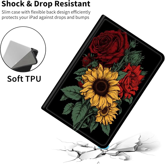 Case for 7 All-New Kindle Paperwhite (12th Generation 2024) and Kindle Colorsoft Signature Edition CoverSlim PU Leather Smart Cases with Auto Wake/Sleep-Black Cat Night Sky
