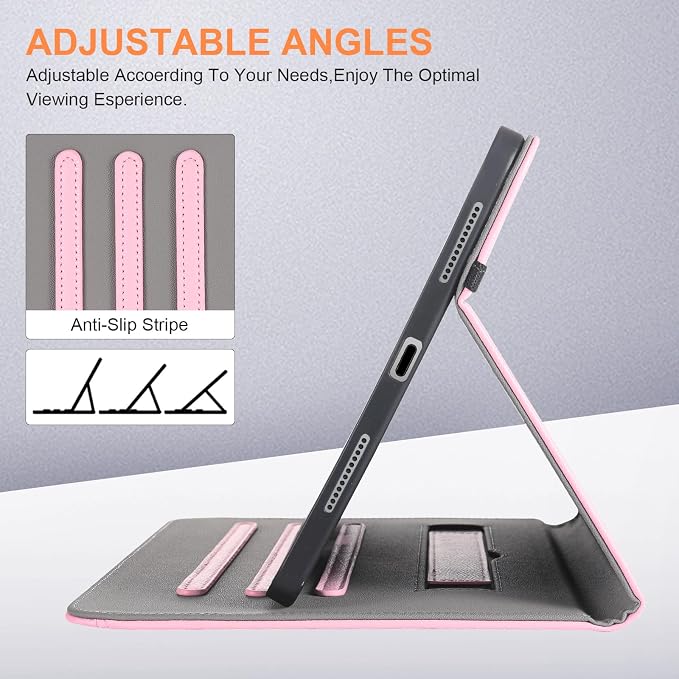 for iPad A16 Case 11 Inch 2025Cover for iPad 10th 11th Generation Case with Pencil HolderBlack