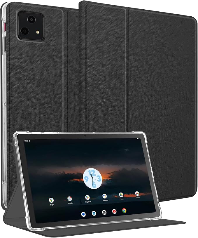 Case for T-Mobile Revvl Tab 5G 10.36 inch case2023 Released Premium Leather Stand Cover with Sleep/Wake and Multiple Viewing Angles (Black)