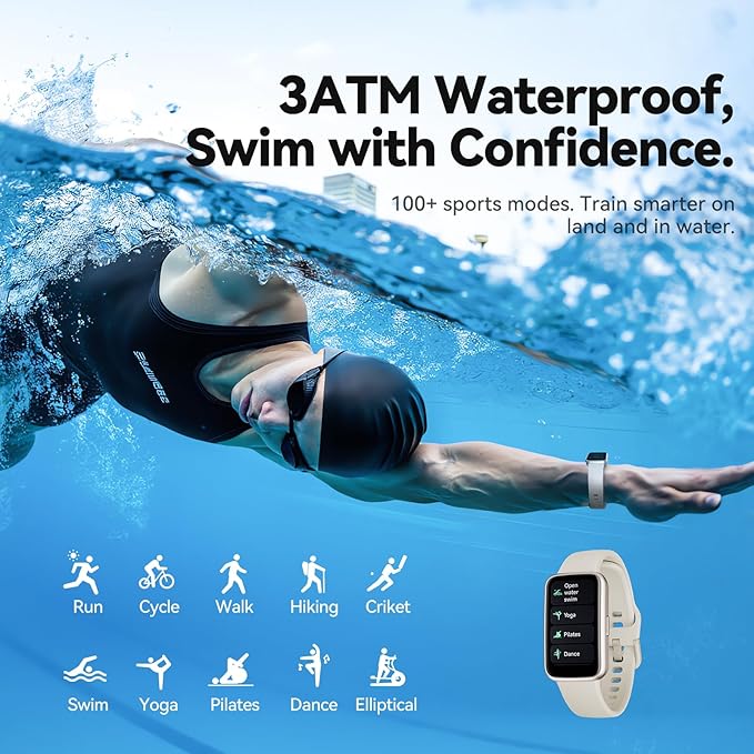 Enfit Fitness Trackers,Smart Watch with 1.47" Color Screen,100+Sport Modes Fitness Watch with Heart Rate Sleep Monitor,Pedometer Step Counter Watch,3TAM Waterproof Activity Trackers for Women Men, BGE