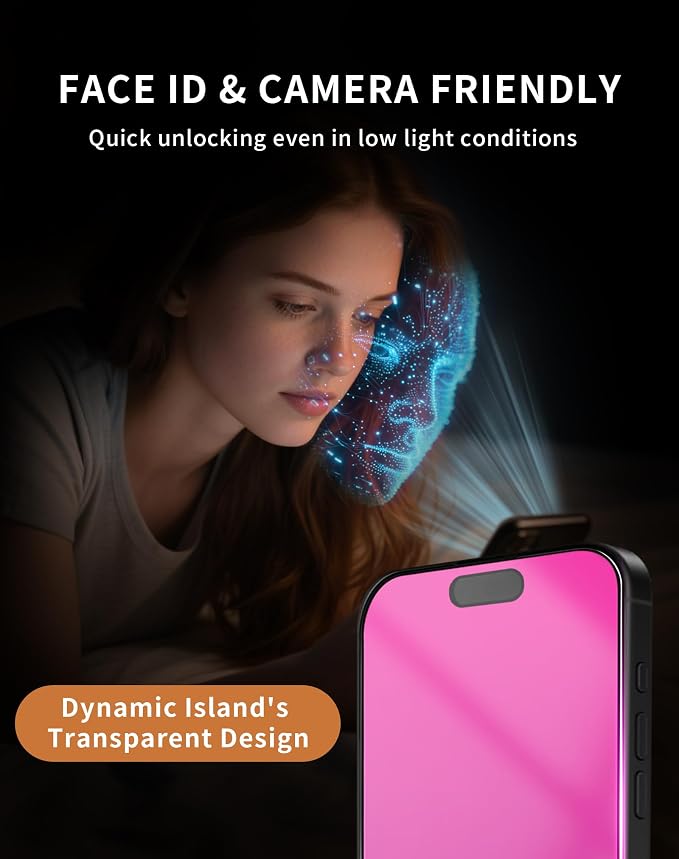 Gradient for iPhone 17 Pro Max Privacy Screen Protector[Auto-Installation] | 2 pack for iPhone17ProMax 6.9inch Tempered Glass Anti Spy Anti Blue Light Eye Protection HD Clear Anti-Scratch No Bubble
