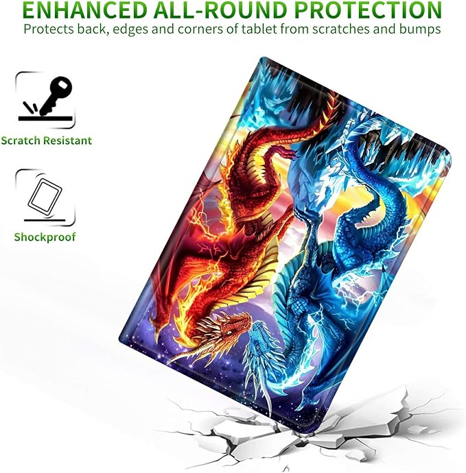 for 6 Kindle 11th Generation 2024/2022 Release Case (Model No: C2V2L3) E-Reader Multi-Angle Viewing Shockproof Smart Protective Case with Auto Wake/Sleep Baseball