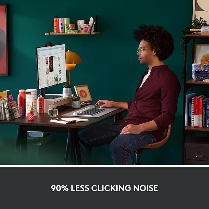 Logitech Signature M550 Wireless Mouse - for Small to Medium Sized Hands, 2-Year Battery, Silent Clicks, Bluetooth, Multi-Device Compatibility - Black