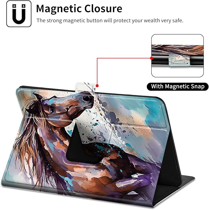 for Google Pixel Tablet Case 2023 Universal Tablet CaseSlim PU Leather Multi-Angle Viewing Cover with 360 Degree Rotatable Kickstand forPixel Tablet 2023 11-inchBlue Wolf