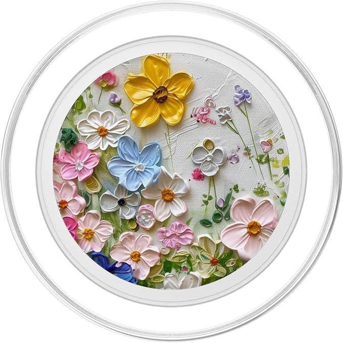 Blossom Nature Oil Painting Flowers PopSockets Adhesive PopGrip