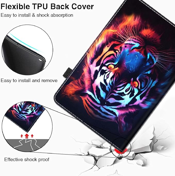 Case for Amazon Kindle Fire Max 11 Tablet (13th Generation 2023 Release) - Slim Fit Standing Cover with Auto Sleep/Wake for All-New Fire 11 Max Tablet，Enchanted Forest 2