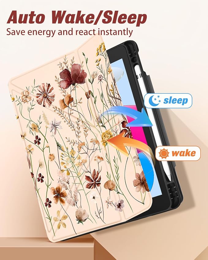 for iPad 9th/8th/7th Generation 10.2 Inch Case with Pen Holder for Boys Girls Women Men Cute Cartoon Anime Cool Funny Protector Stand Tablet Cover for Apple i Pad 7/8/9 Book Cat