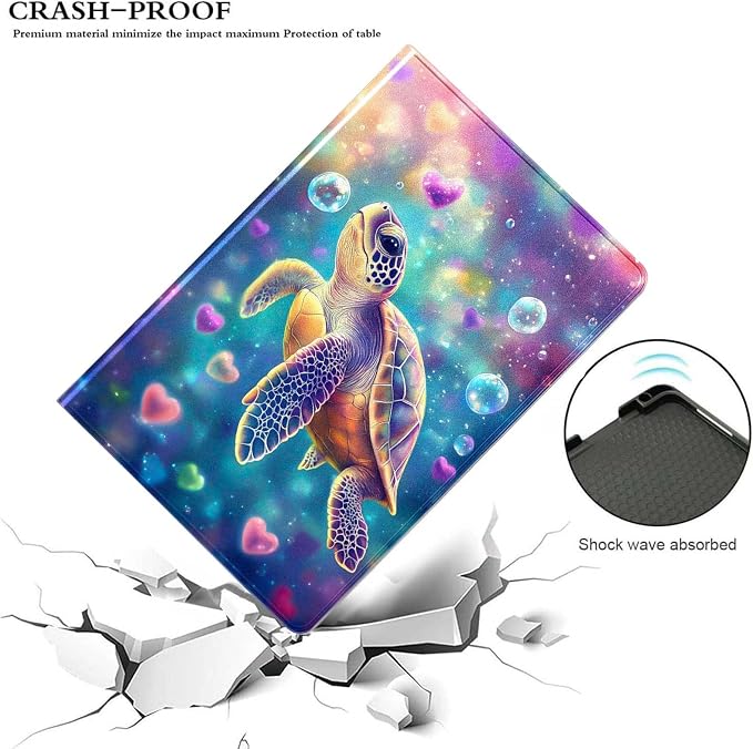 Case for iPad 9th/8th/7th Generation (2021/2020/2019) 10.2-inchSlim PU Leather Cover Adjustable Stand Auto Wake/SleepAurora Over Mountains