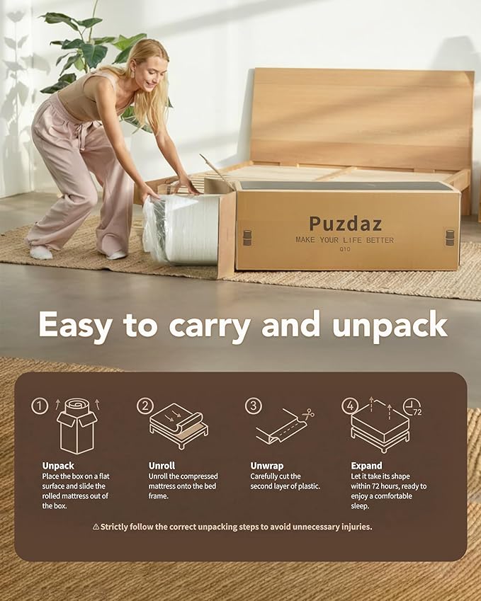 King Size Mattress 14 Inch Mattress King Size - Memory Foam & Individually Pocket Coils Springs, Pressure Relief, Motion Isolation, Edge Support, CertiPUR-US Certified, Medium Firm