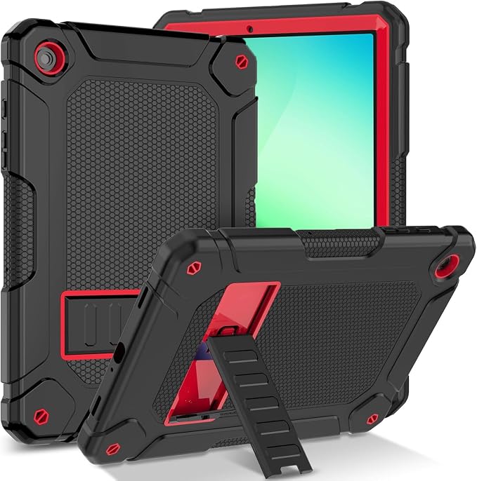 BMOUO Case for Samsung Galaxy Tab A11+ Plus/A9+ Plus 11 Inch 2026/2024 Heavy Duty Shockproof Rugged High Impact Protective Galaxy Tab A11 Plus/A9 Plus Case Black