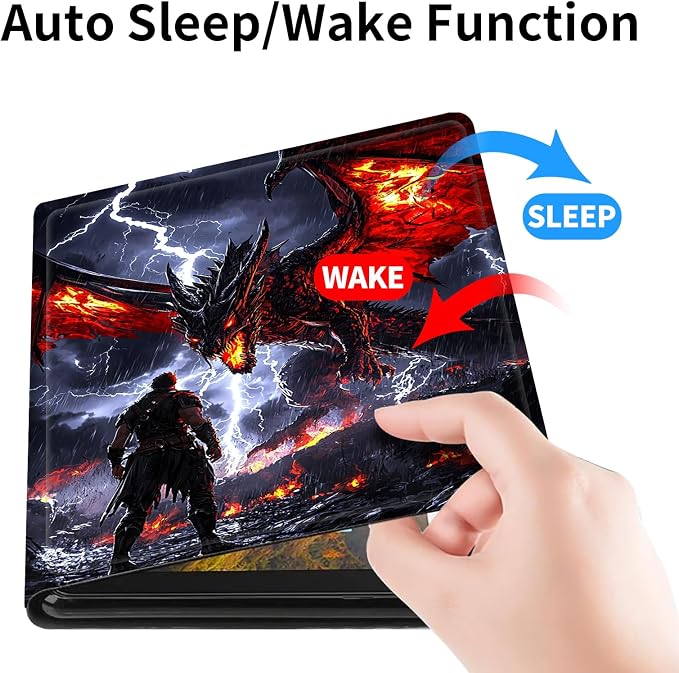 Case for iPad (A16) 11th Generation 11 Inch (2025)/ iPad 10th Generation 10.9 inch 2022Slim PU Leather Smart Cases Covers with Auto Wake/Sleep-Beast Roared