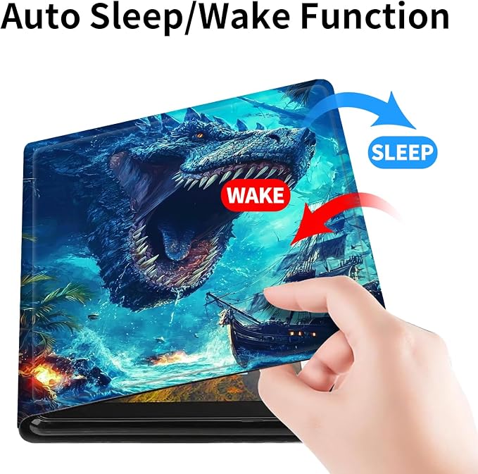 Case for iPad (A16) 11th Generation 11 Inch (2025)/ iPad 10th Generation 10.9 inch 2022Slim PU Leather Smart Cases Covers with Auto Wake/Sleep-Beast Roared