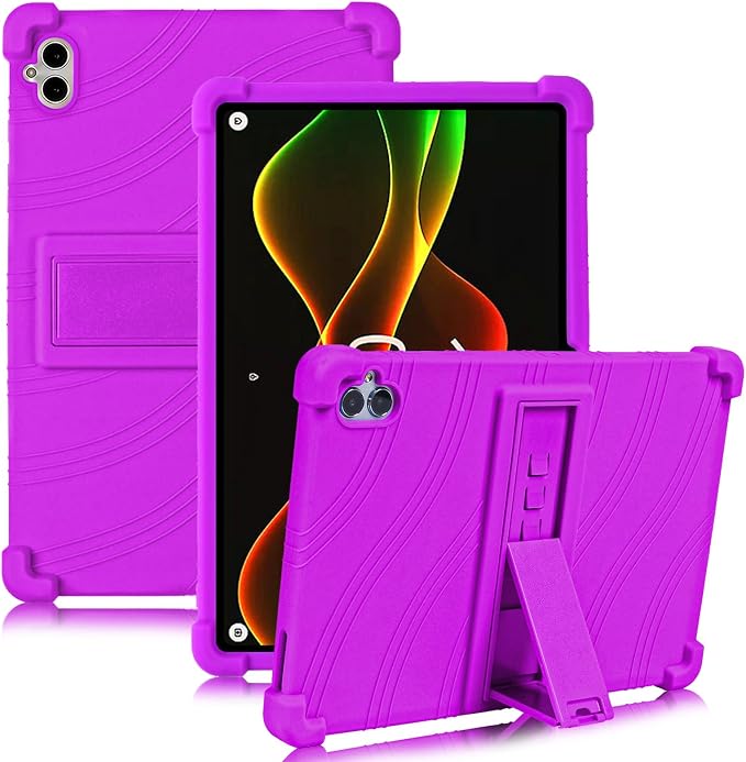 ATOOZ for Boost Celero 5G Tablet Case 10.95 Inch 2025Soft Silicone Shockproof Kids Case for Celero 5G Tablet 11 Inch with PC Stand (Black)